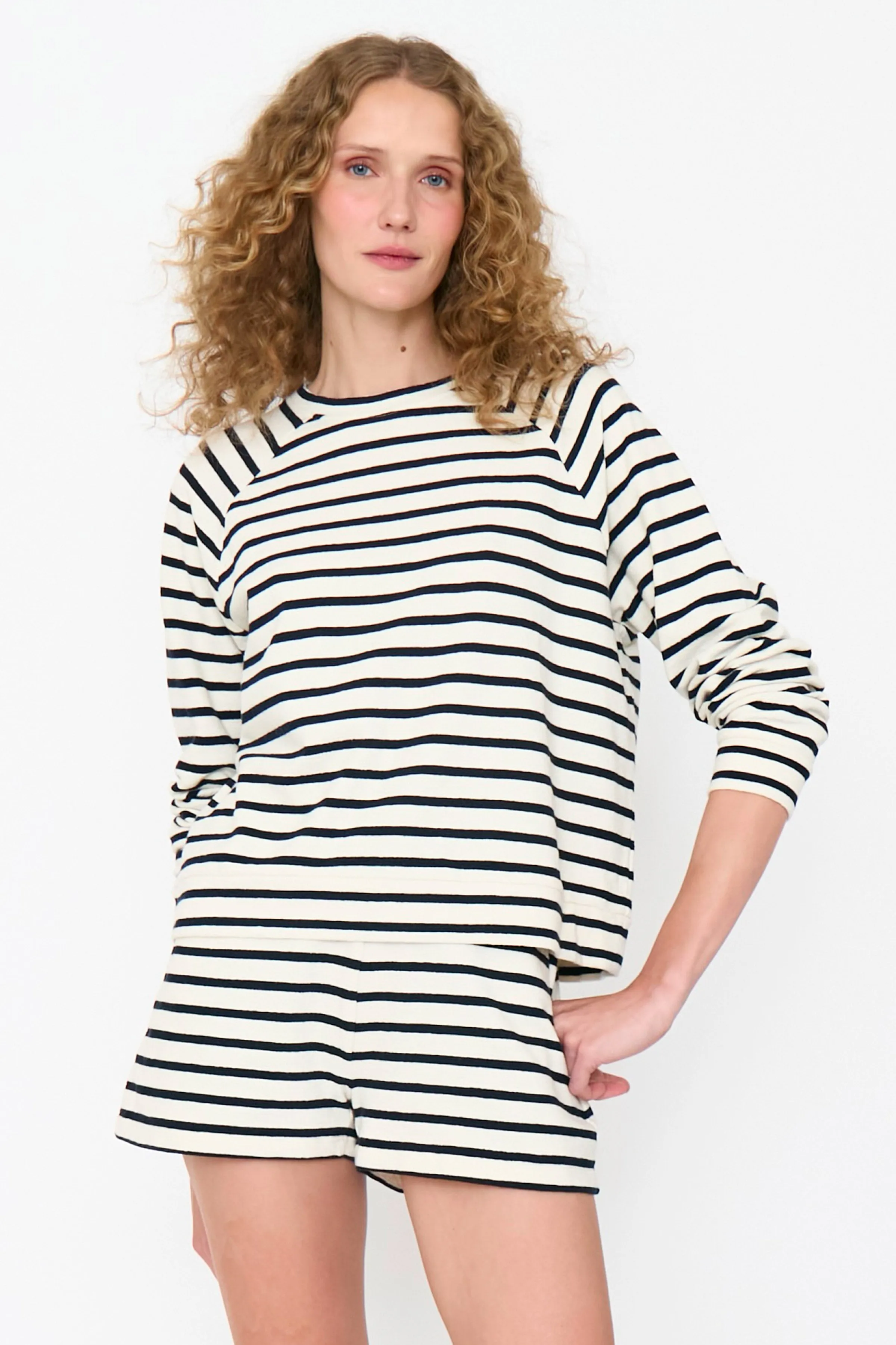 The Eco Cotton Franny - Cream/Navy