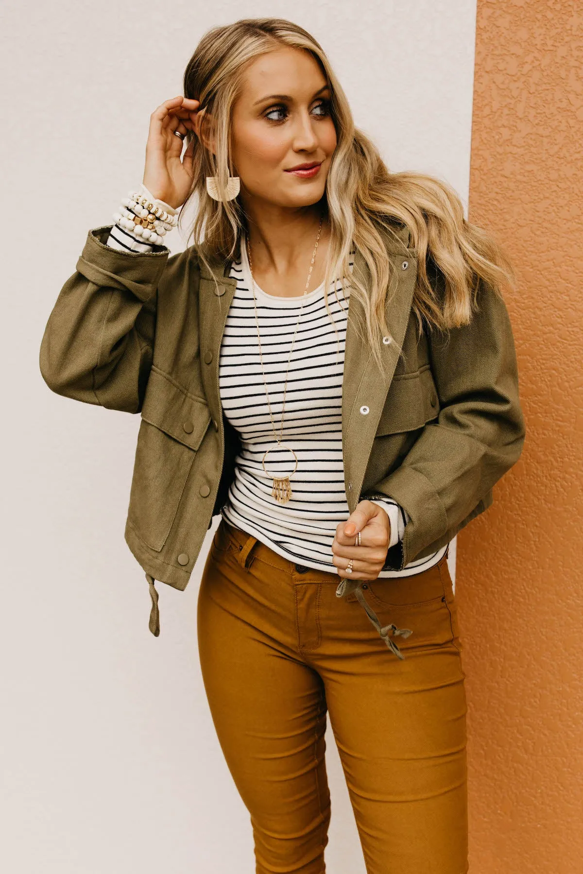 The Stetson Hooded Crop Jacket  - FINAL SALE