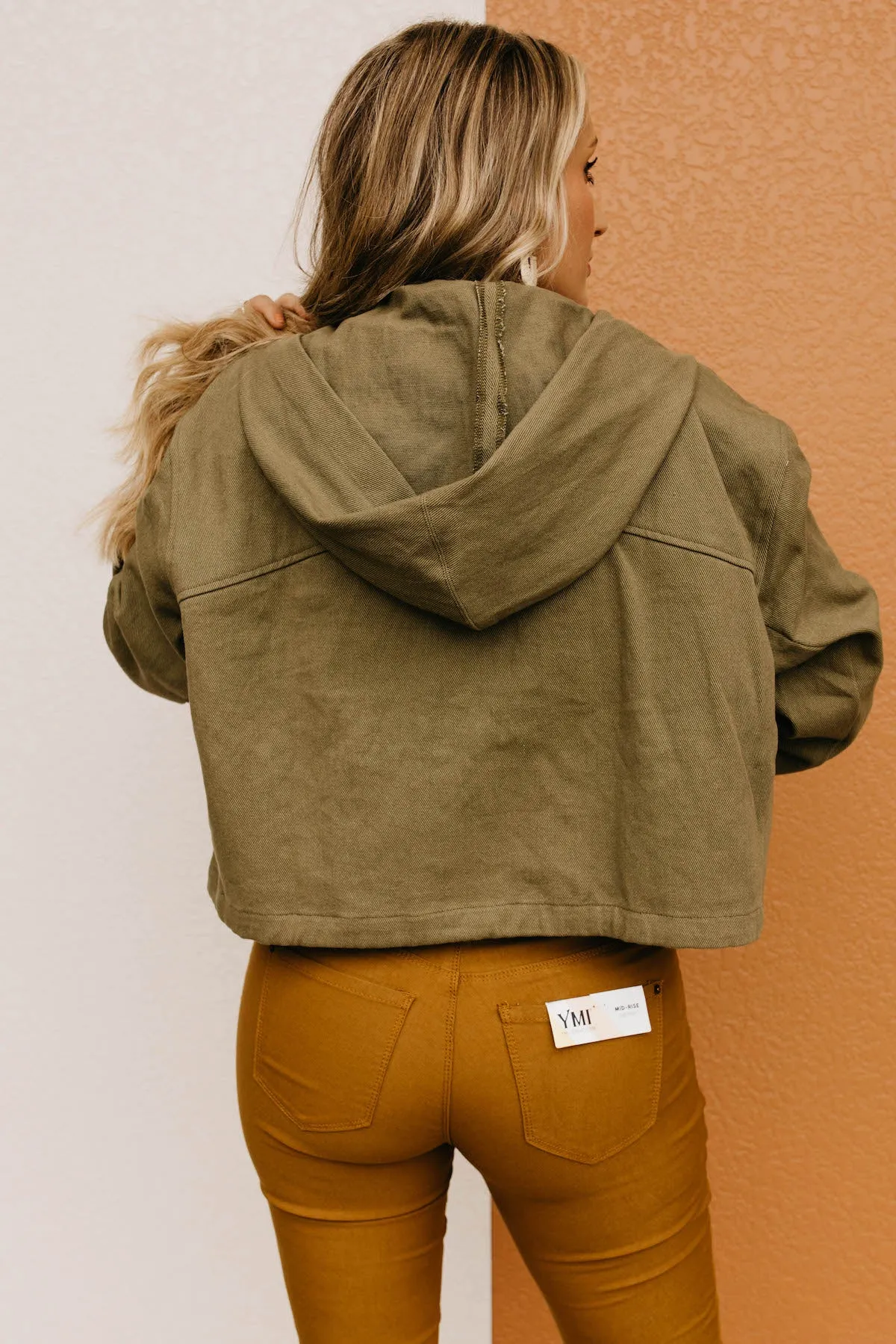 The Stetson Hooded Crop Jacket  - FINAL SALE
