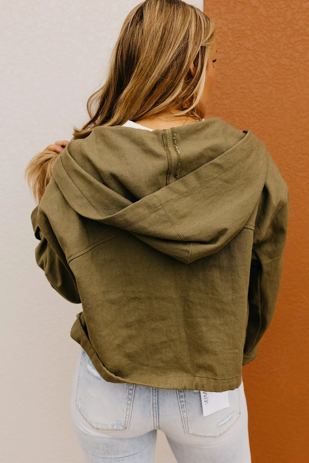 The Stetson Hooded Crop Jacket  - FINAL SALE