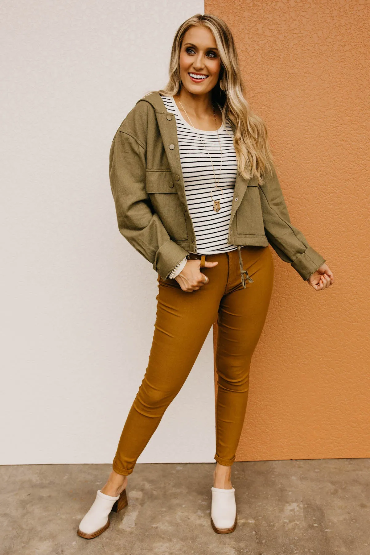 The Stetson Hooded Crop Jacket  - FINAL SALE