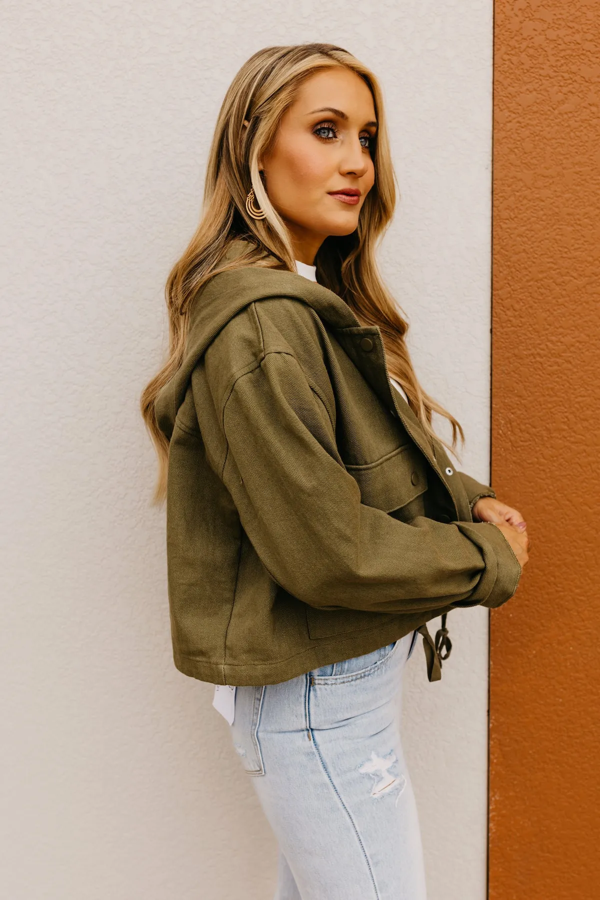 The Stetson Hooded Crop Jacket  - FINAL SALE