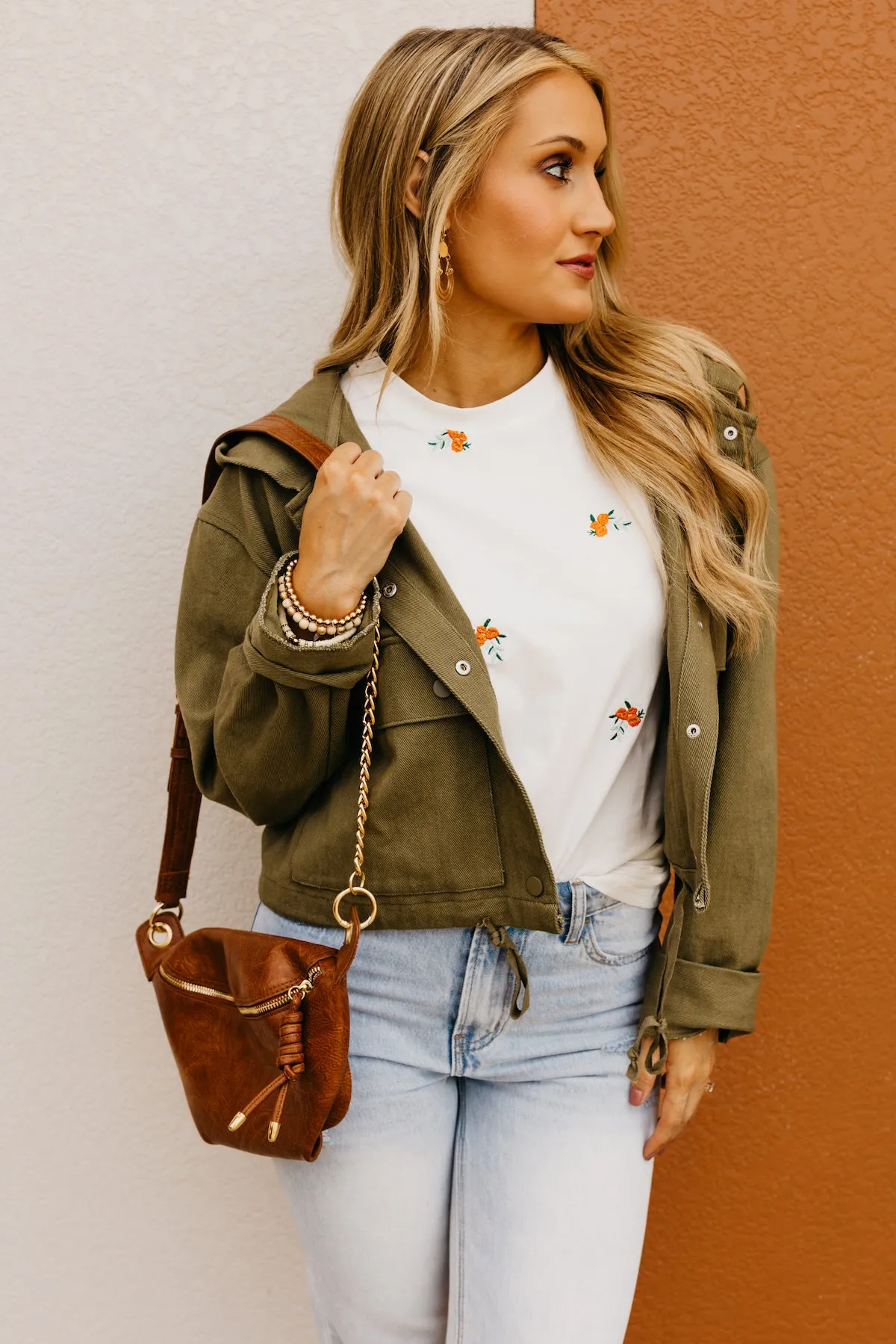 The Stetson Hooded Crop Jacket  - FINAL SALE