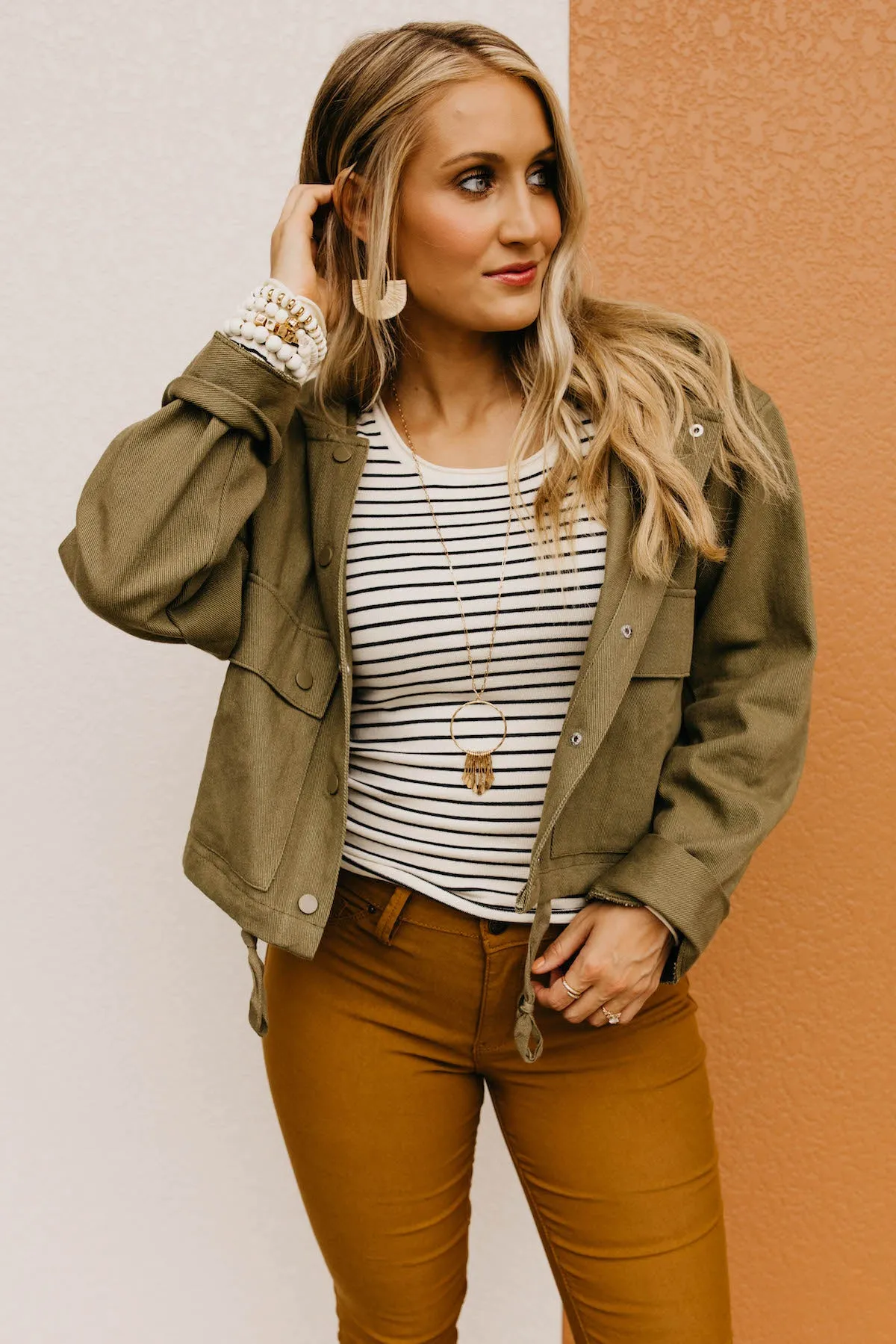 The Stetson Hooded Crop Jacket  - FINAL SALE