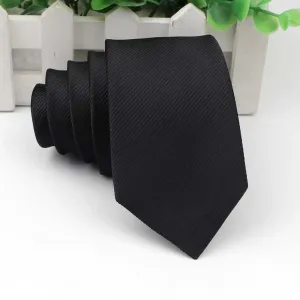 Tie For Men Formal Skinny Size Neckties Classic Men's Solid Colorful Wedding Ties 2.5inch Groom Gentleman Narrow gravata