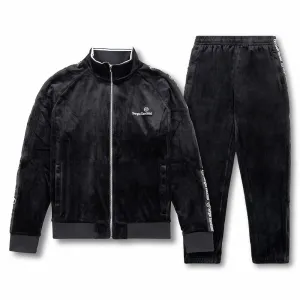 Tipo Velor Tracksuit - Black