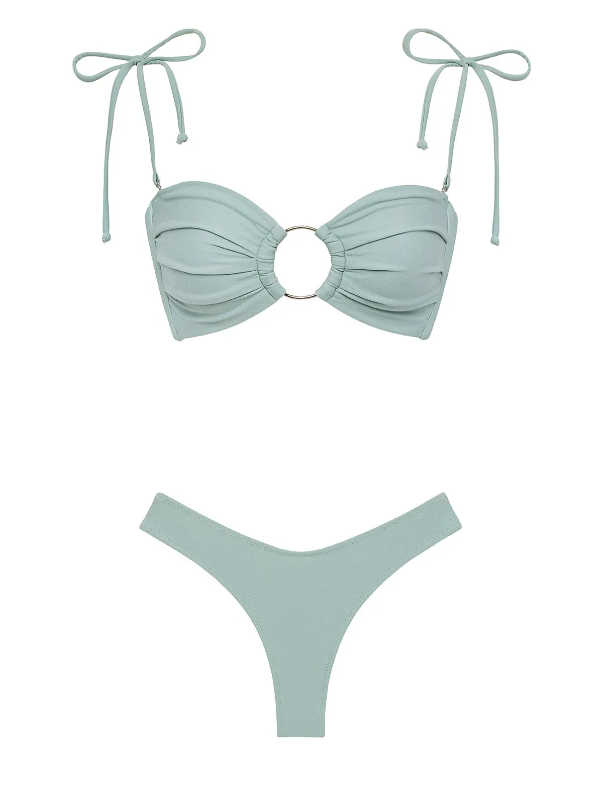 Tori Ties Bandeau-Lulu Bikini