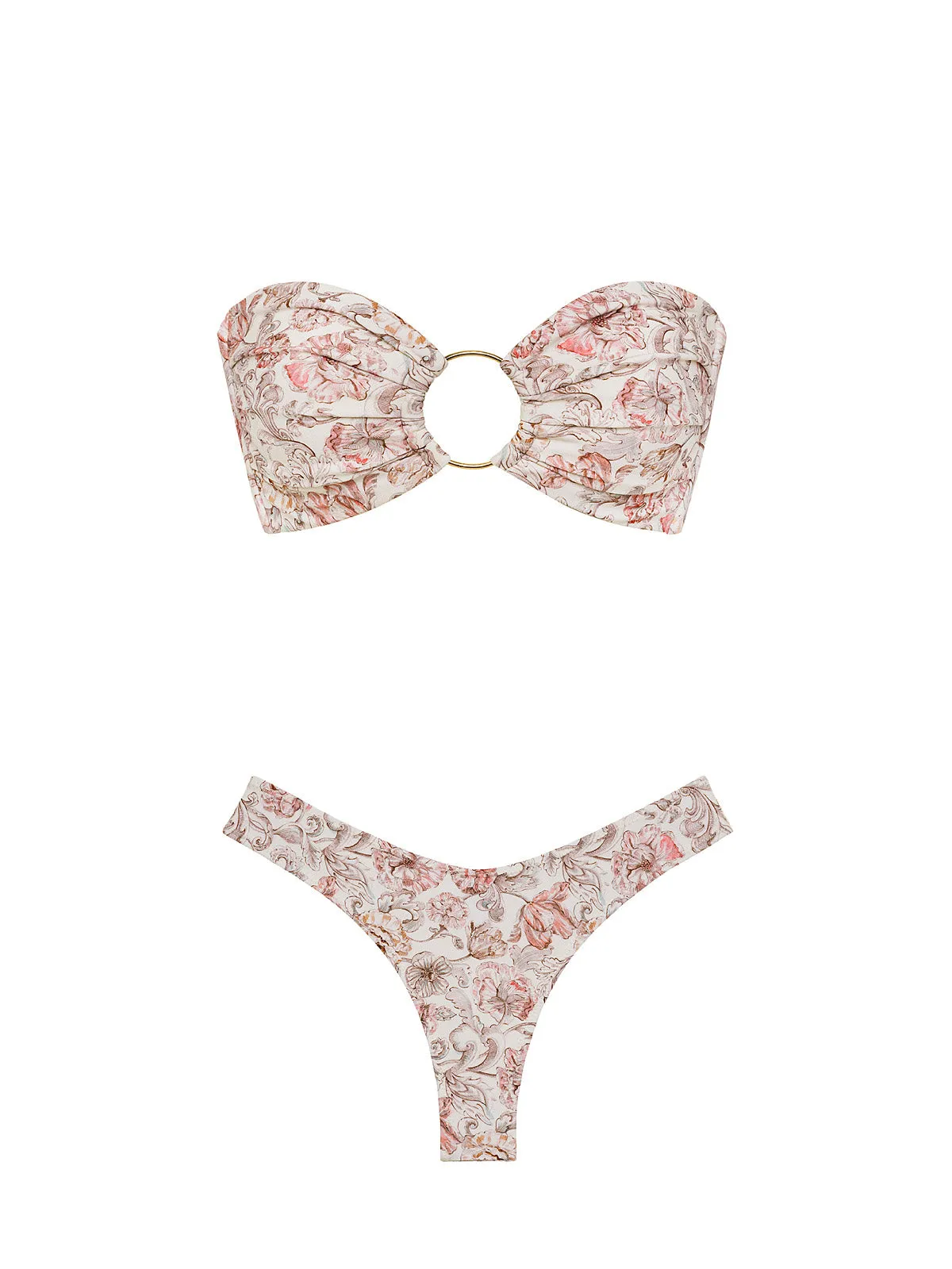 Tori Ties Bandeau-Lulu Bow Bikini ::RET