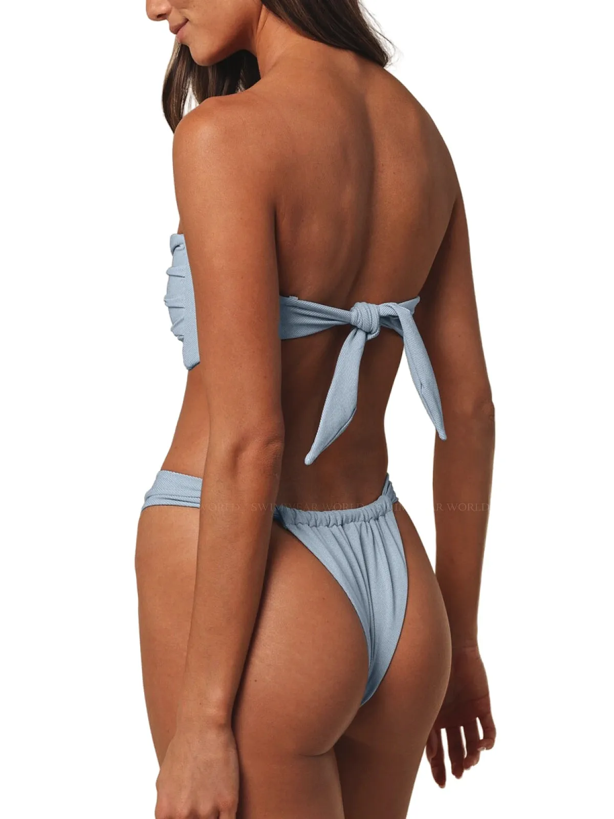 Tori Ties Bandeau-Sandra Bikini