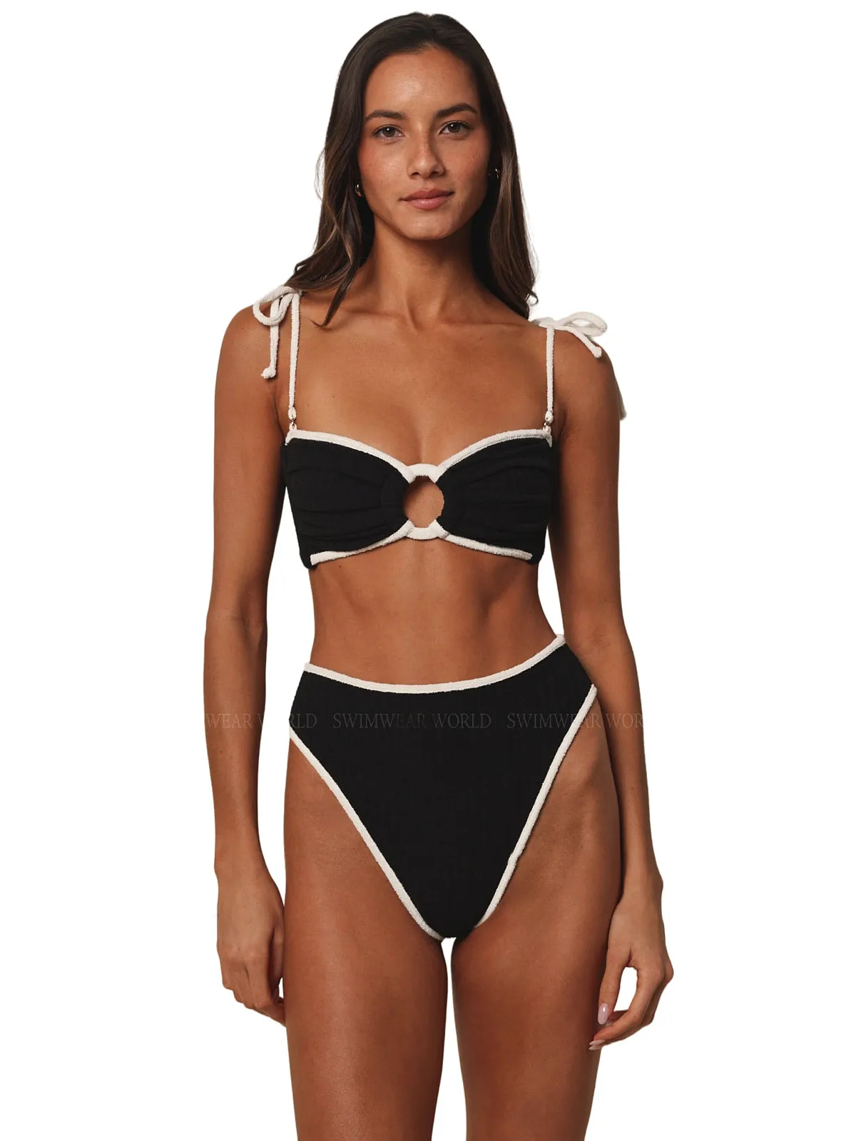 Tori Ties Bandeau-Thong Bikini