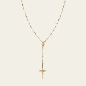 Tri-Color Bead Rosary