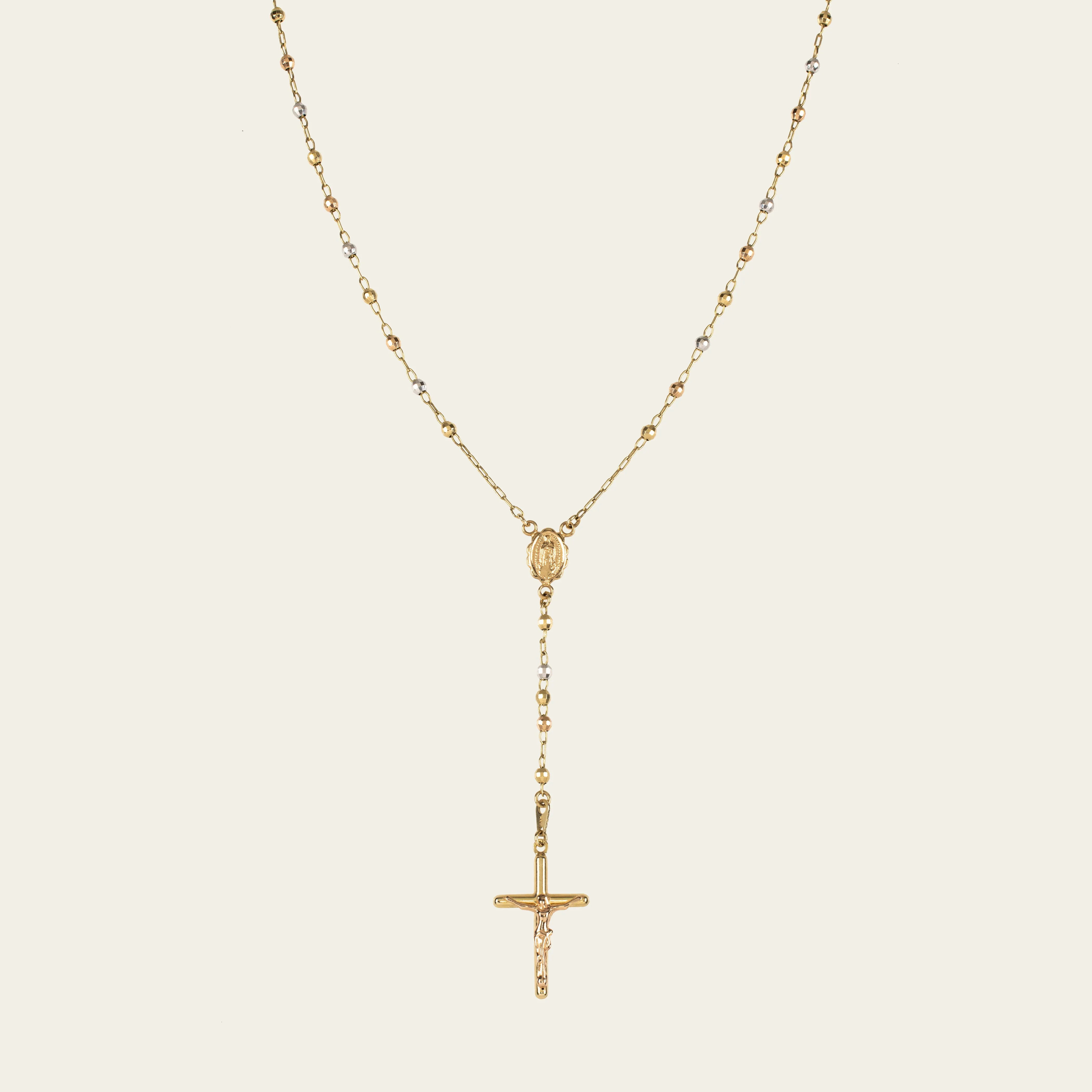 Tri-Color Bead Rosary