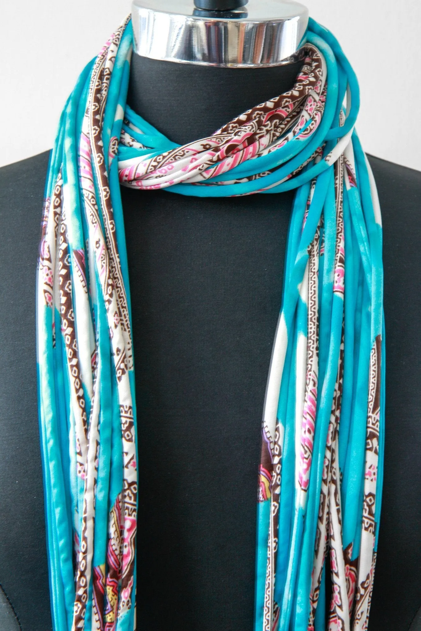 Turquoise Infinity Scarf 'Haute Hippie'
