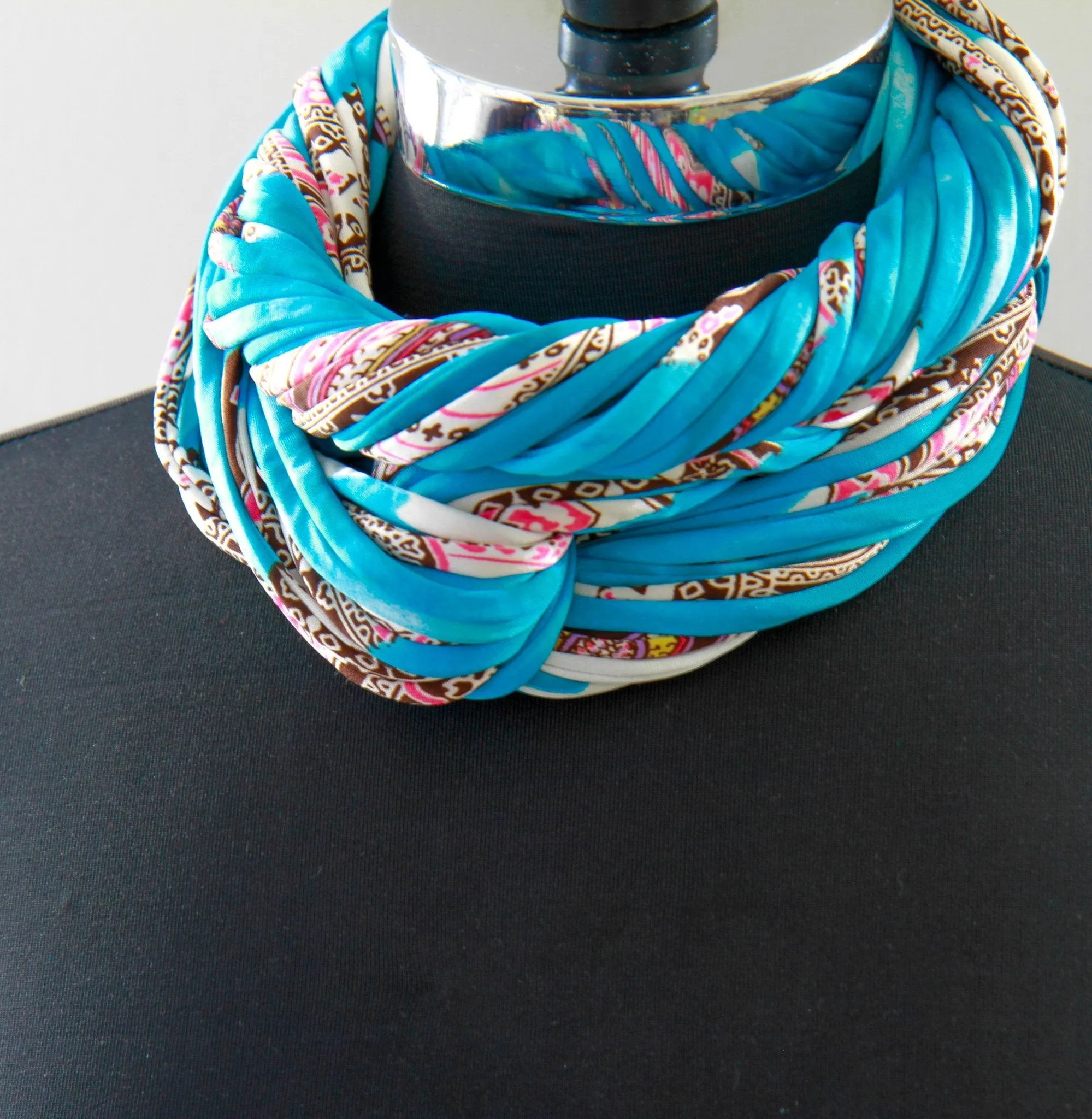 Turquoise Infinity Scarf 'Haute Hippie'