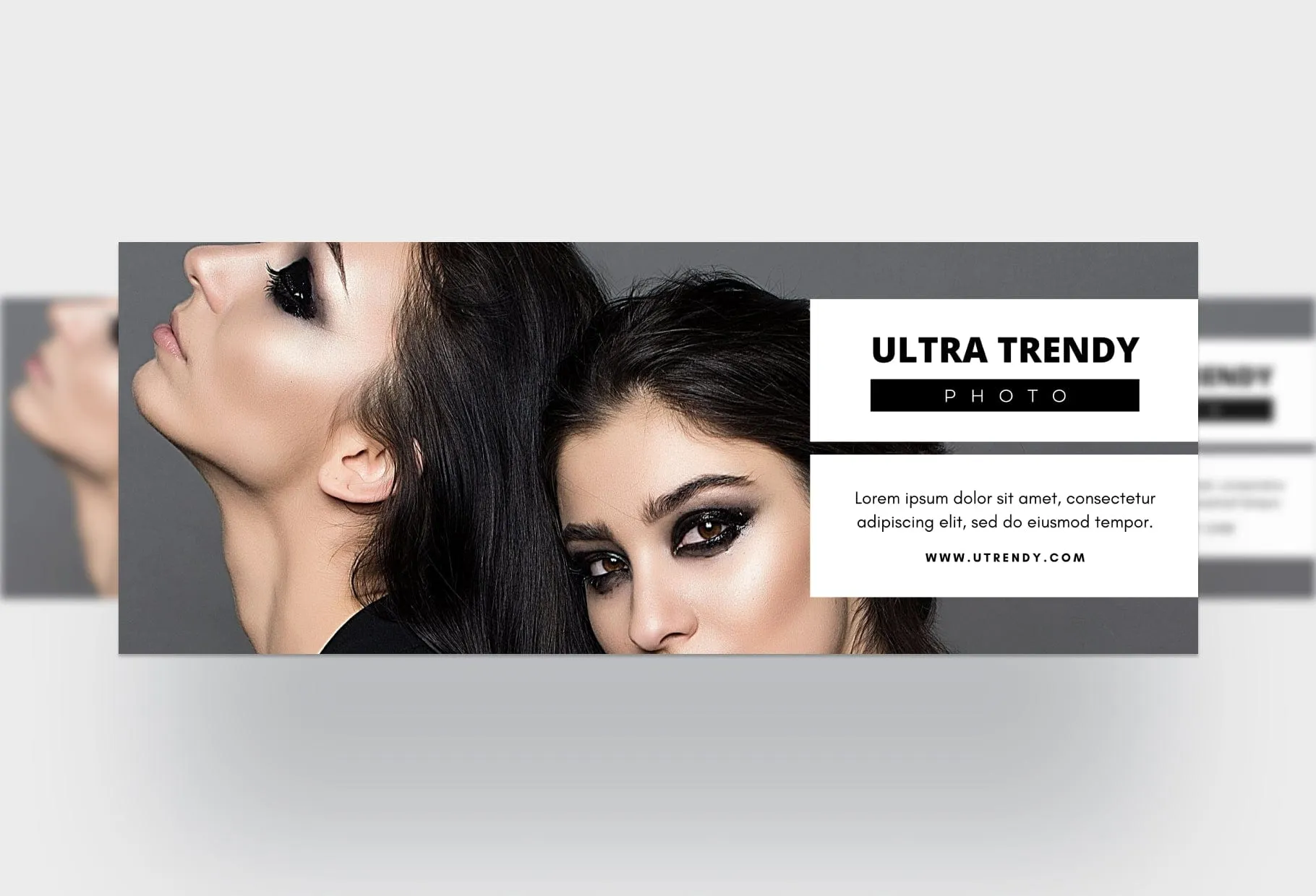Ultra Trendy Photo Facebook Cover for Photographers Editable Canva Template