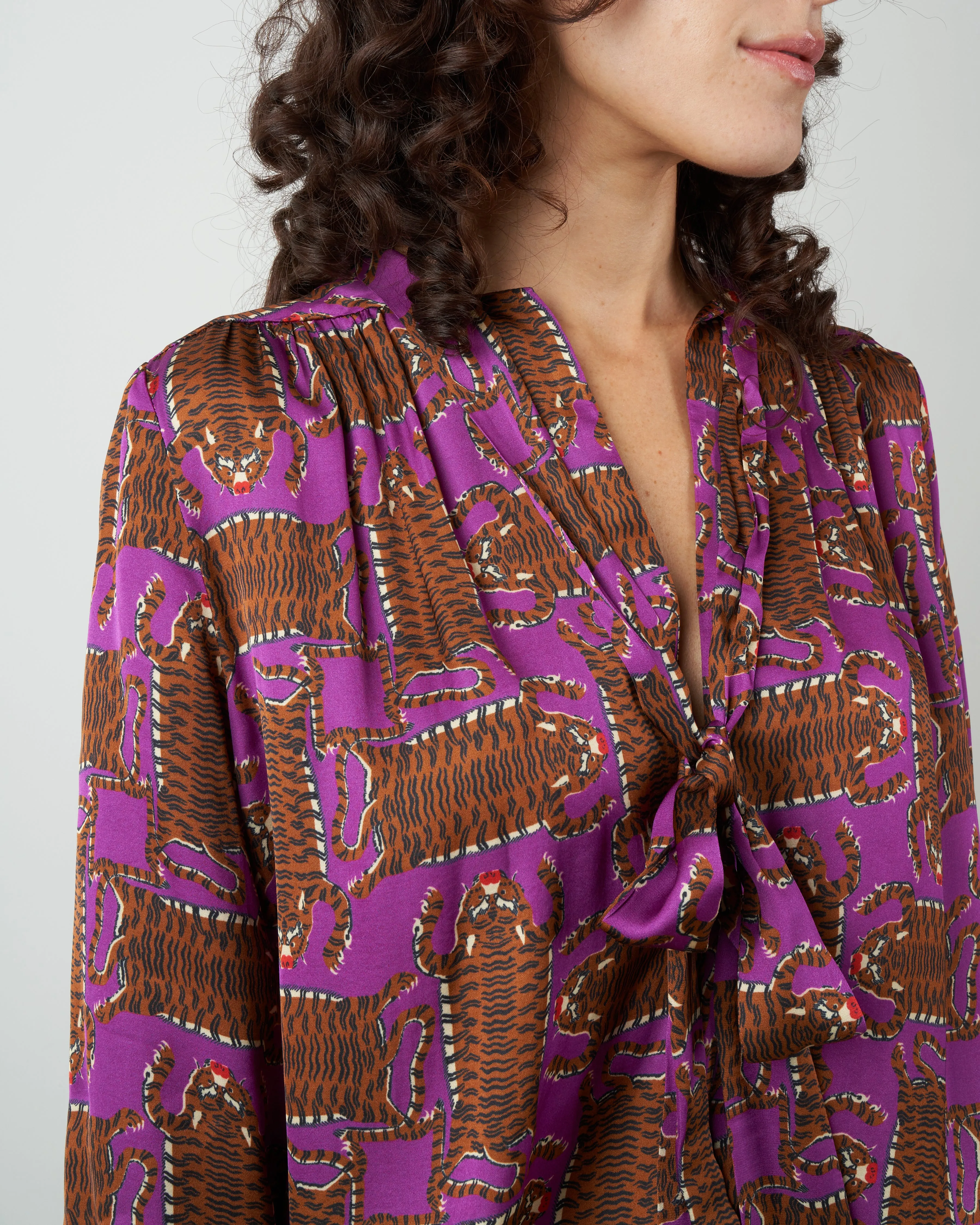 upland blouse - purple