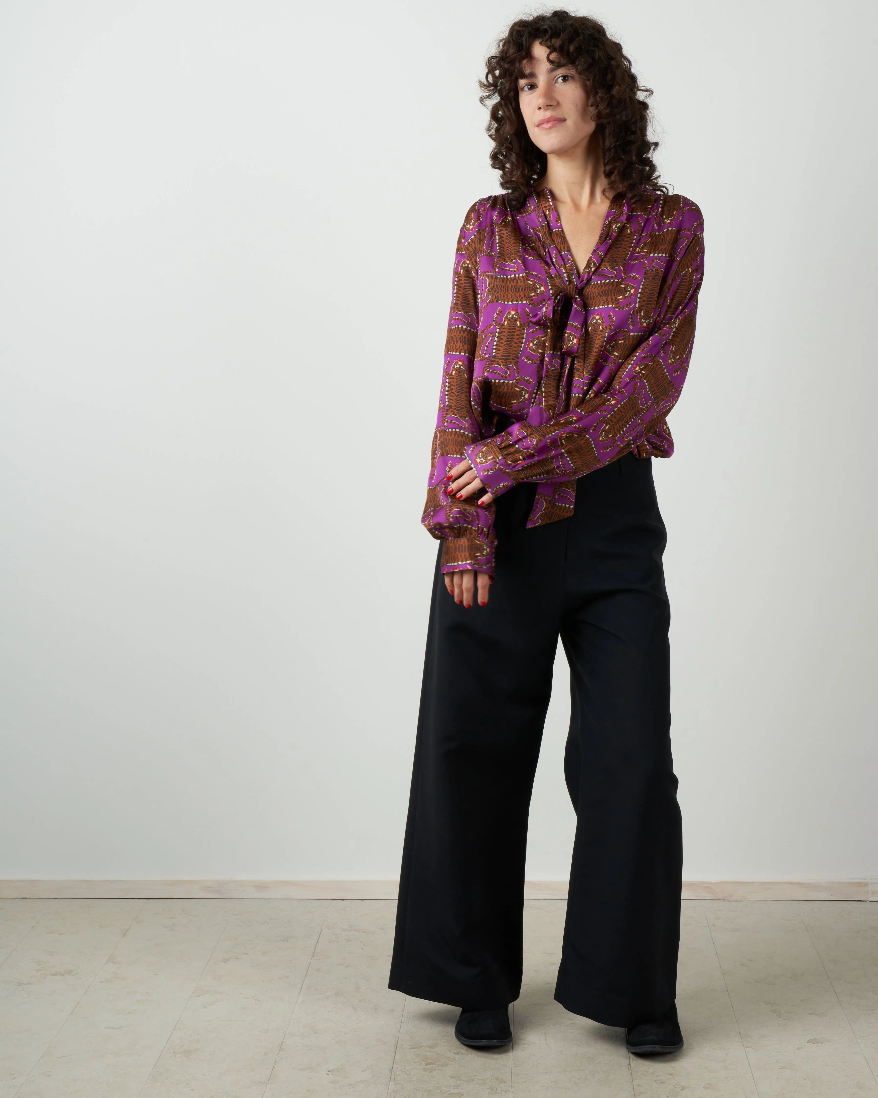 upland blouse - purple