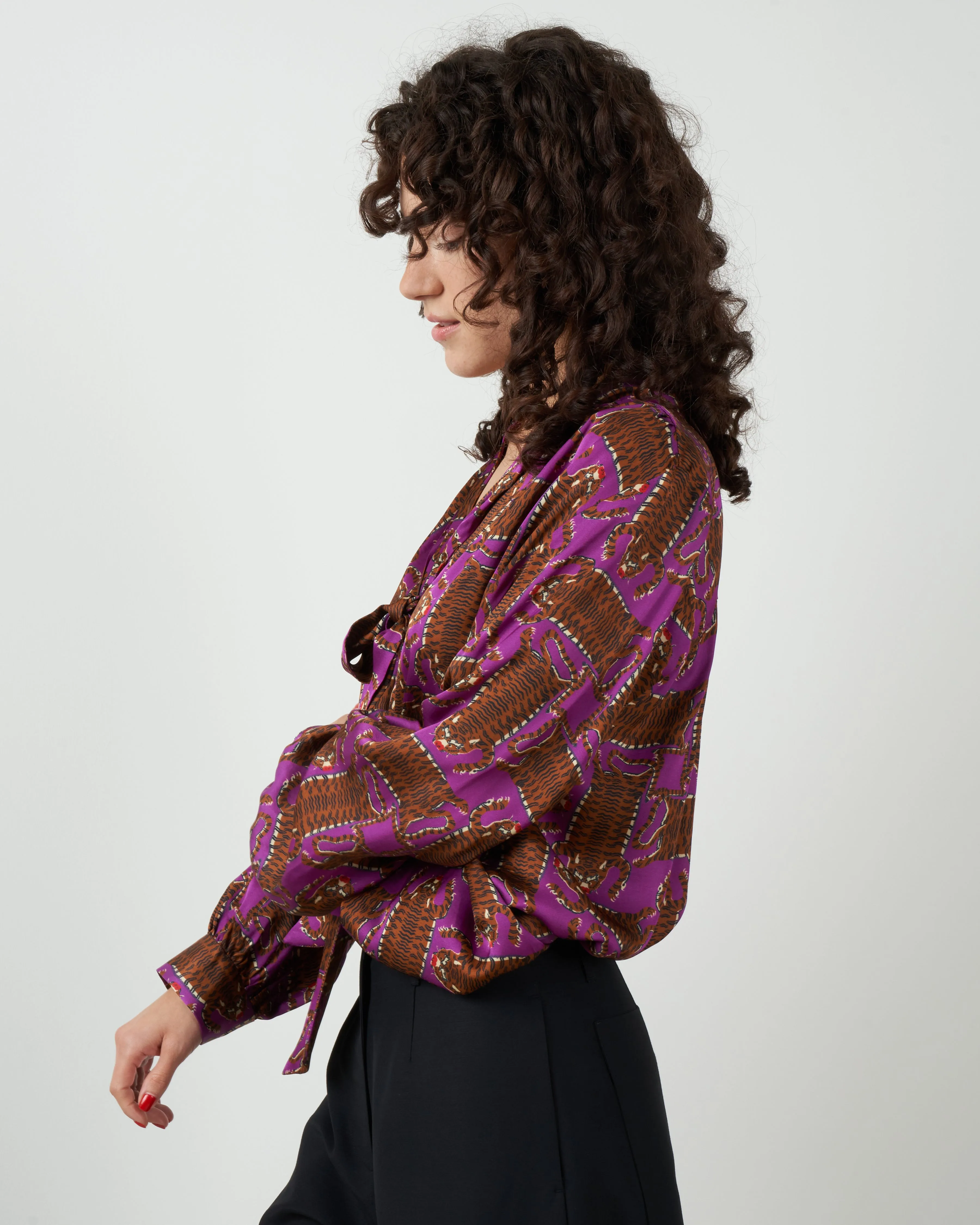 upland blouse - purple