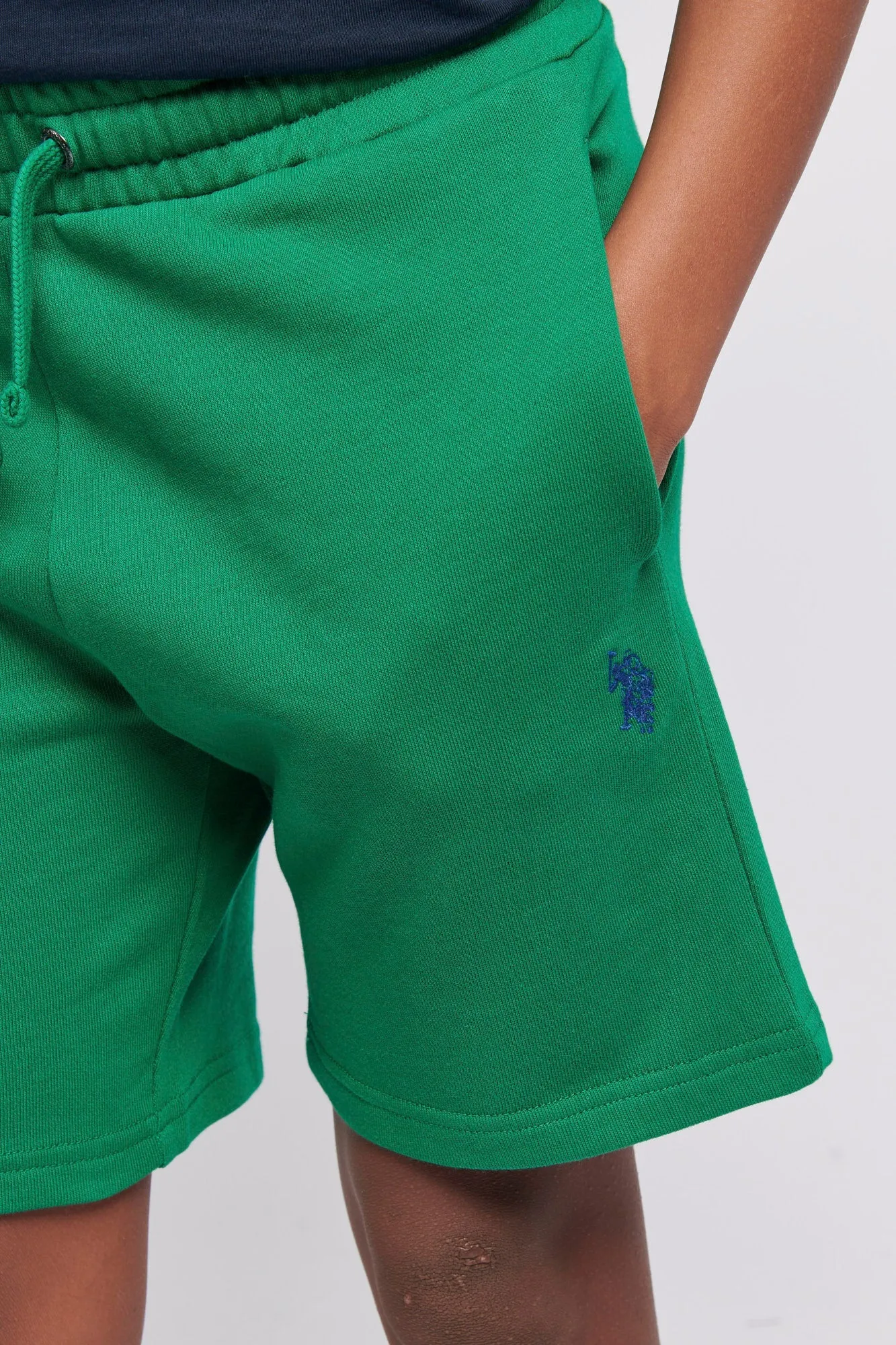 U.S. POLO ASSN.  - SHORTS DOUBLE HORSEMAN SWEAT SHORTS LUSH MEADOW