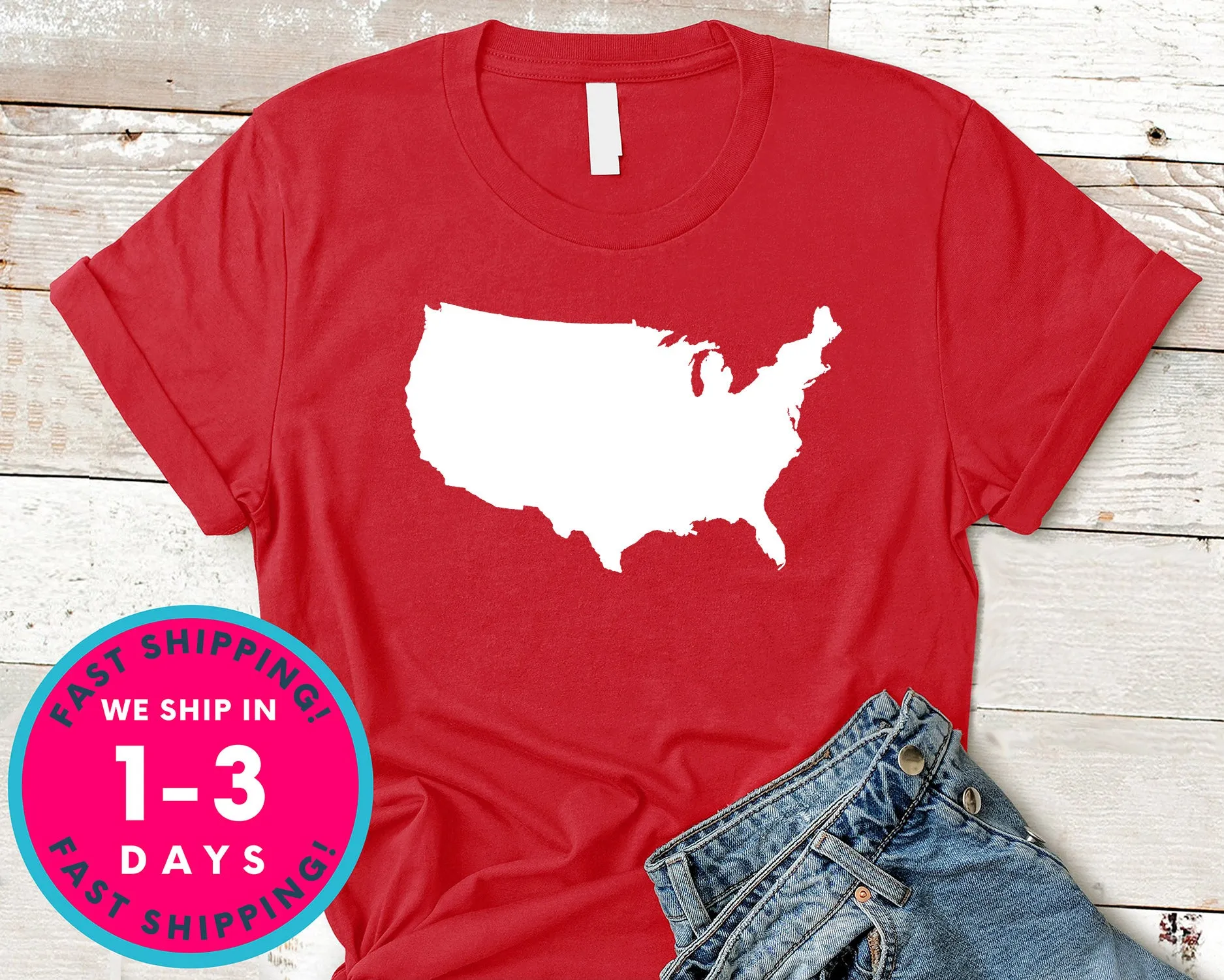 Usa Solid Map