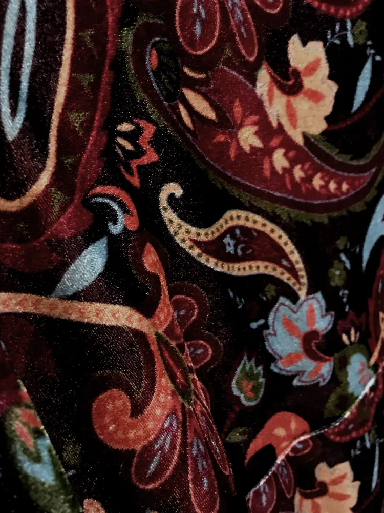 Velvet Print Midnight Garden Skirt by Double D Ranchwear