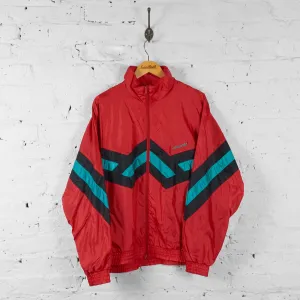 Vintage Adidas Tracksuit Top - Red - L