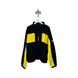 VINTAGE TOMMY HILFIGER YELLOW STRIPED JACKET - XL