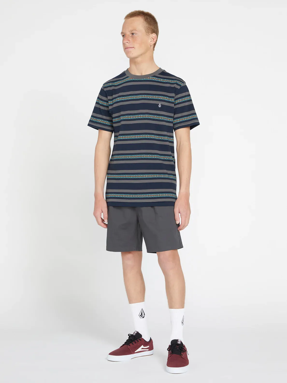 Volcom Seedstone Crew SS Tee - Navy