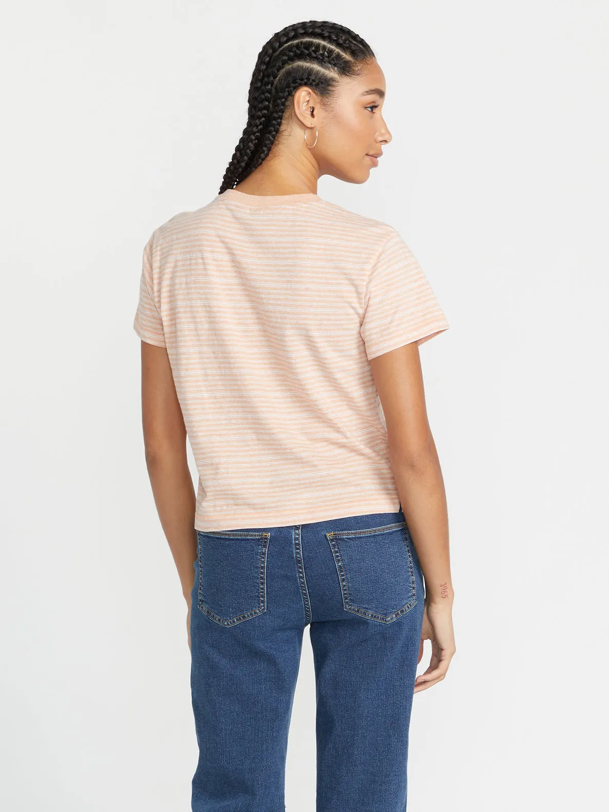 Volcom Womens Halite Stripe S/S Tee