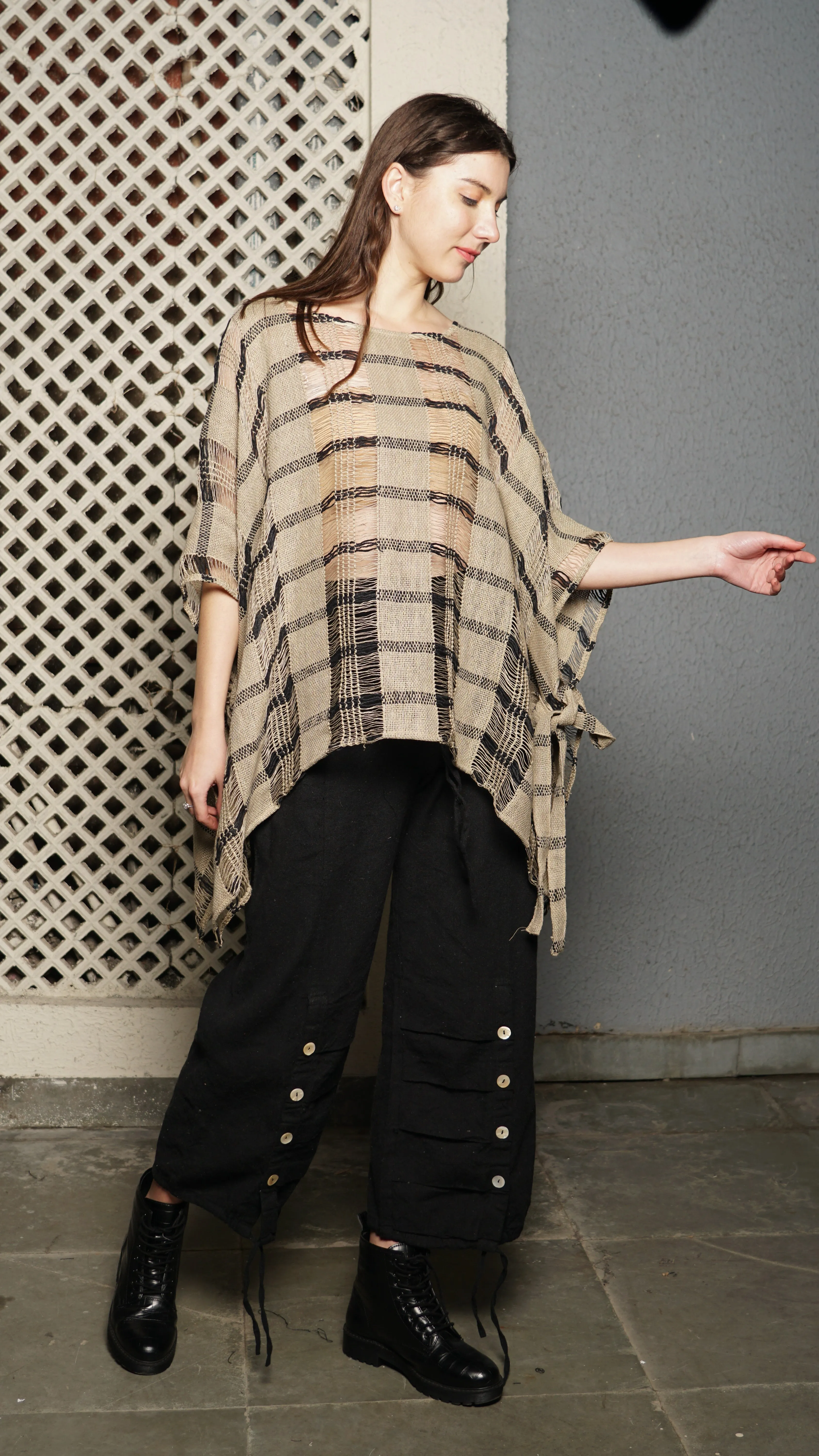 Waverly Linen Top in Latte