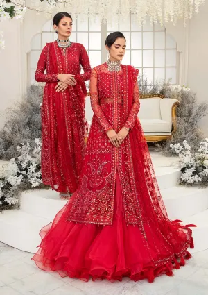 Wedding Festive '22 - Look 01 |  AIK Atelier Wedding Festive Unstitched Luxury Collection 2022 | Embroidered Net Organza Suits