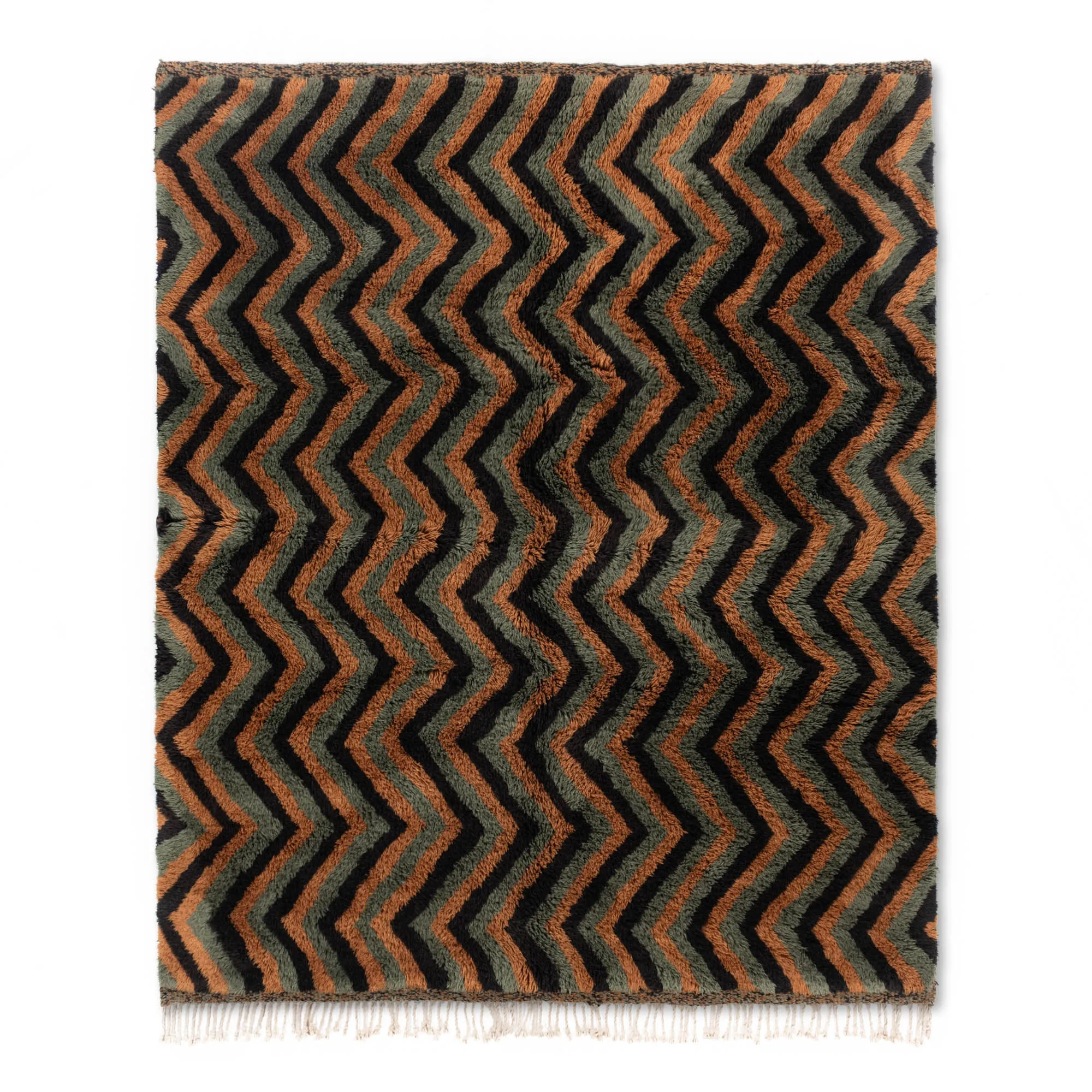 Winding track - Luxury Shag Moroccan Rug