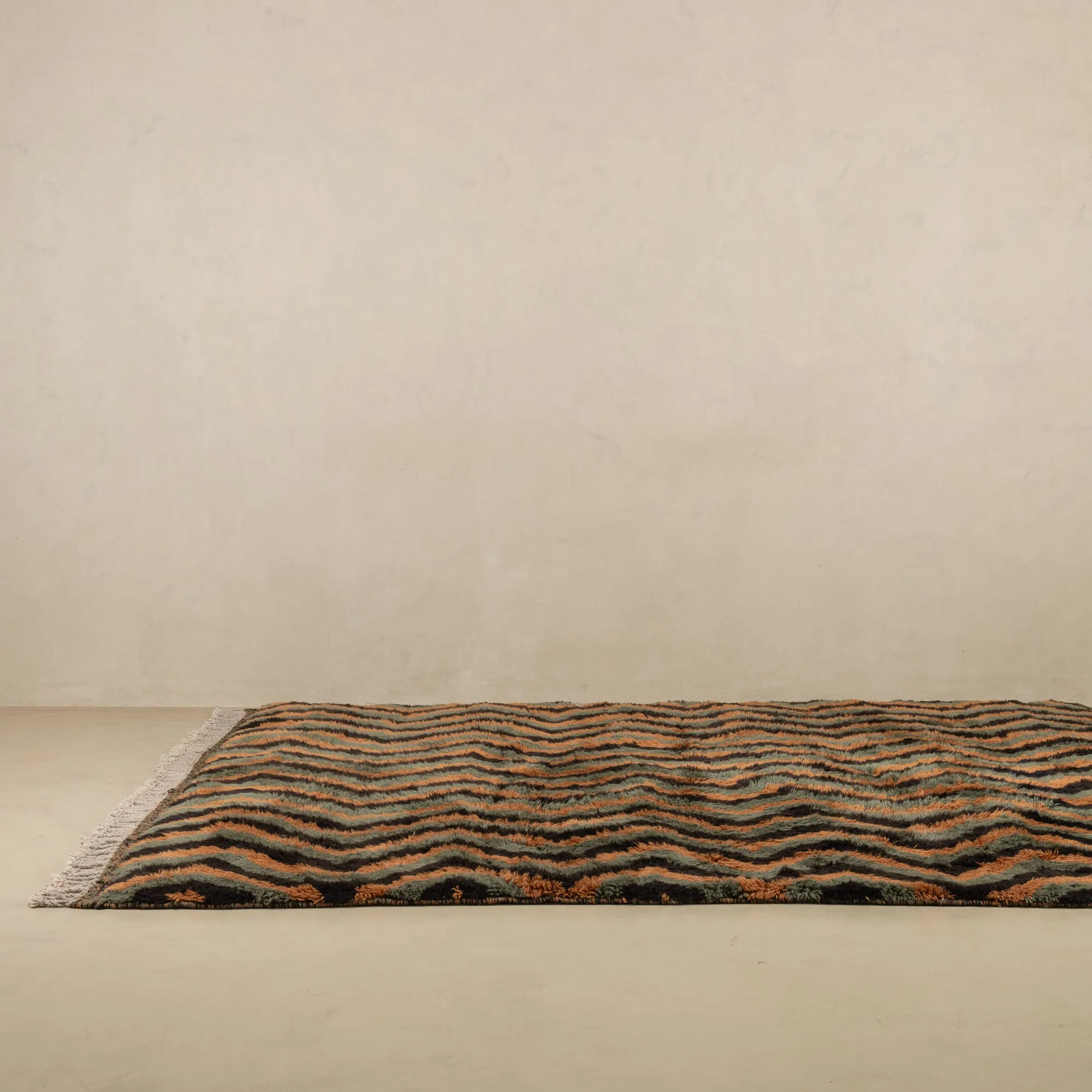 Winding track - Luxury Shag Moroccan Rug