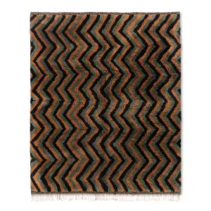 Winding track - Luxury Shag Moroccan Rug