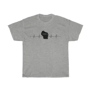 Wisconsin Home Heartbeat Shirt