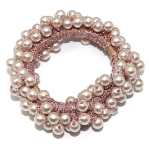 Woman Pearl Hair Ties Beads Girls Rubber Bands Ponytail Holders
