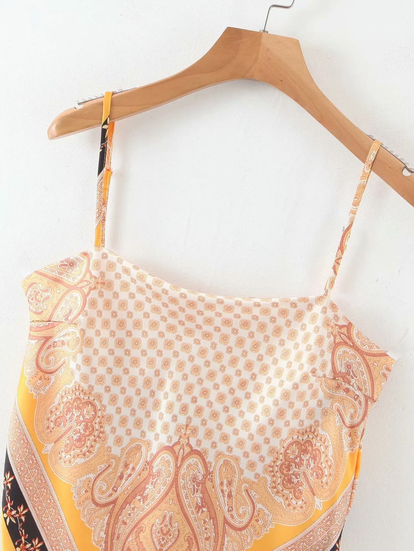 Yellow Bandana Crop Top