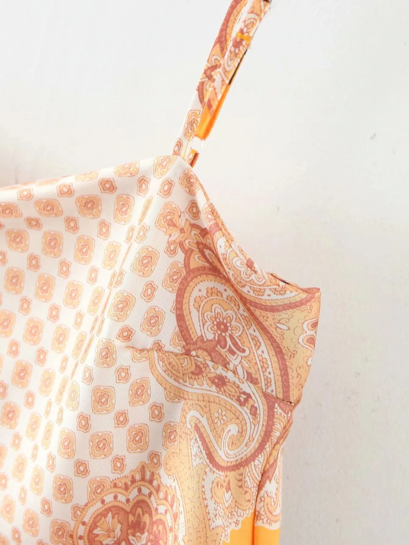 Yellow Bandana Crop Top